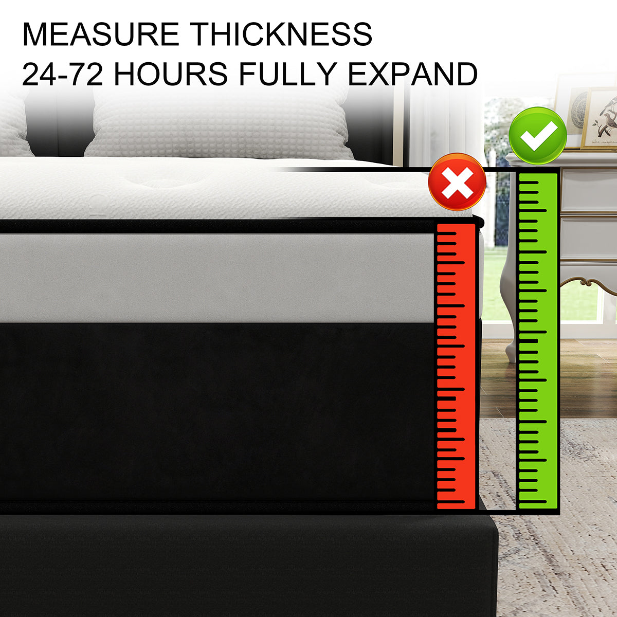 CHEVNI 8/10/12/14 INCH HYBRID MEMORY FOAM SPRING MATTTRESS IN A BOX TWIN FULL QUEEN KING SIZE
