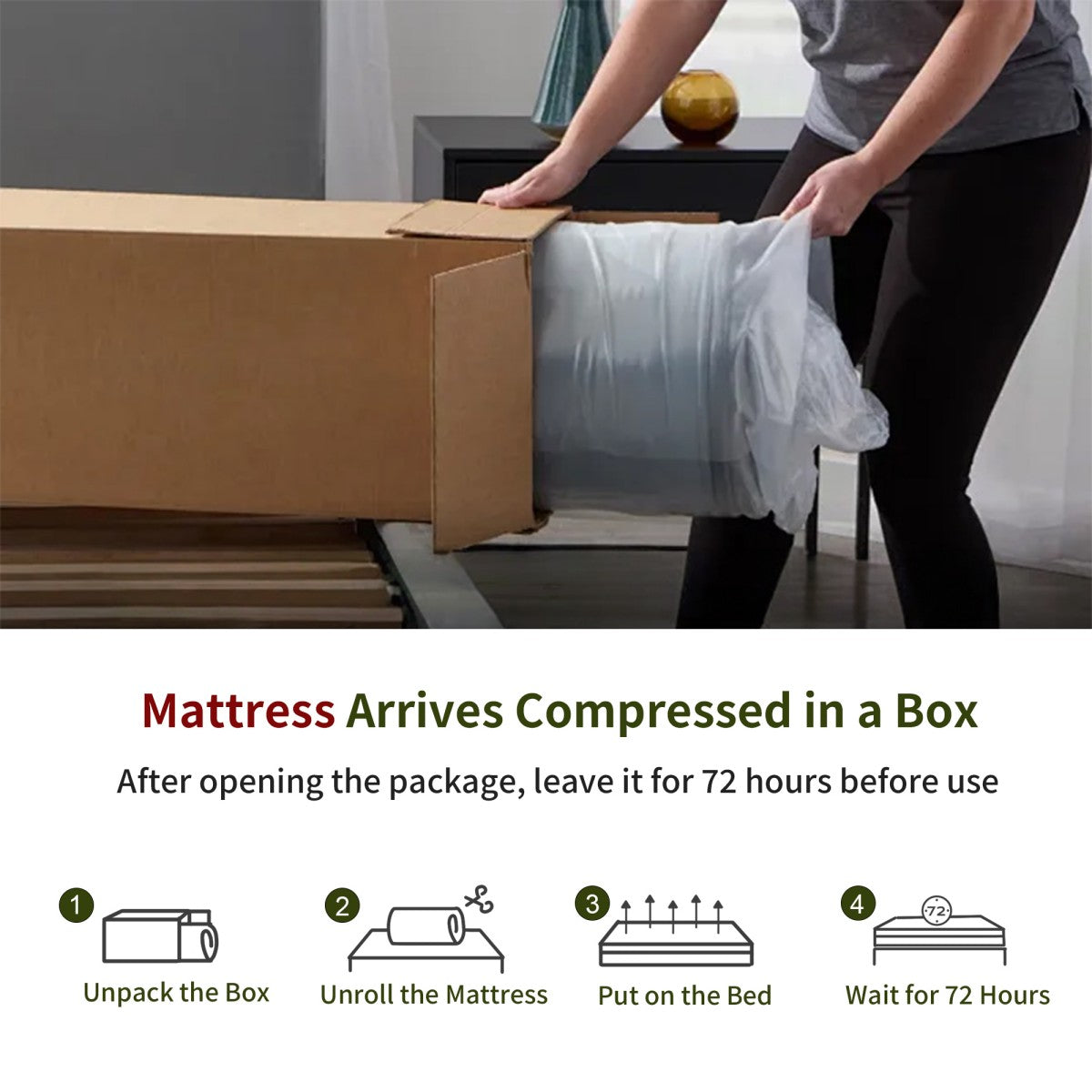 CHEVNI 12/14 Inch Gray Mattress Hybrid Spring Memory Foam Mattresses TWIN FULL QUEEN KING Size