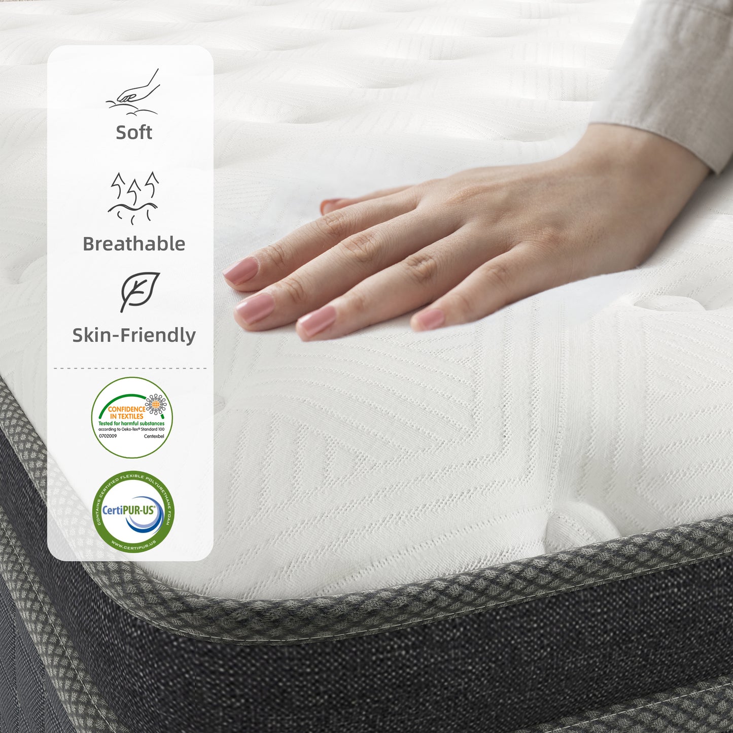 CHEVNI 10/12/14 INCH MATTTRESS IN A BOX HYBRID SPRING MEMORY FOAM TWIN FULL QUEEN KING SIZE
