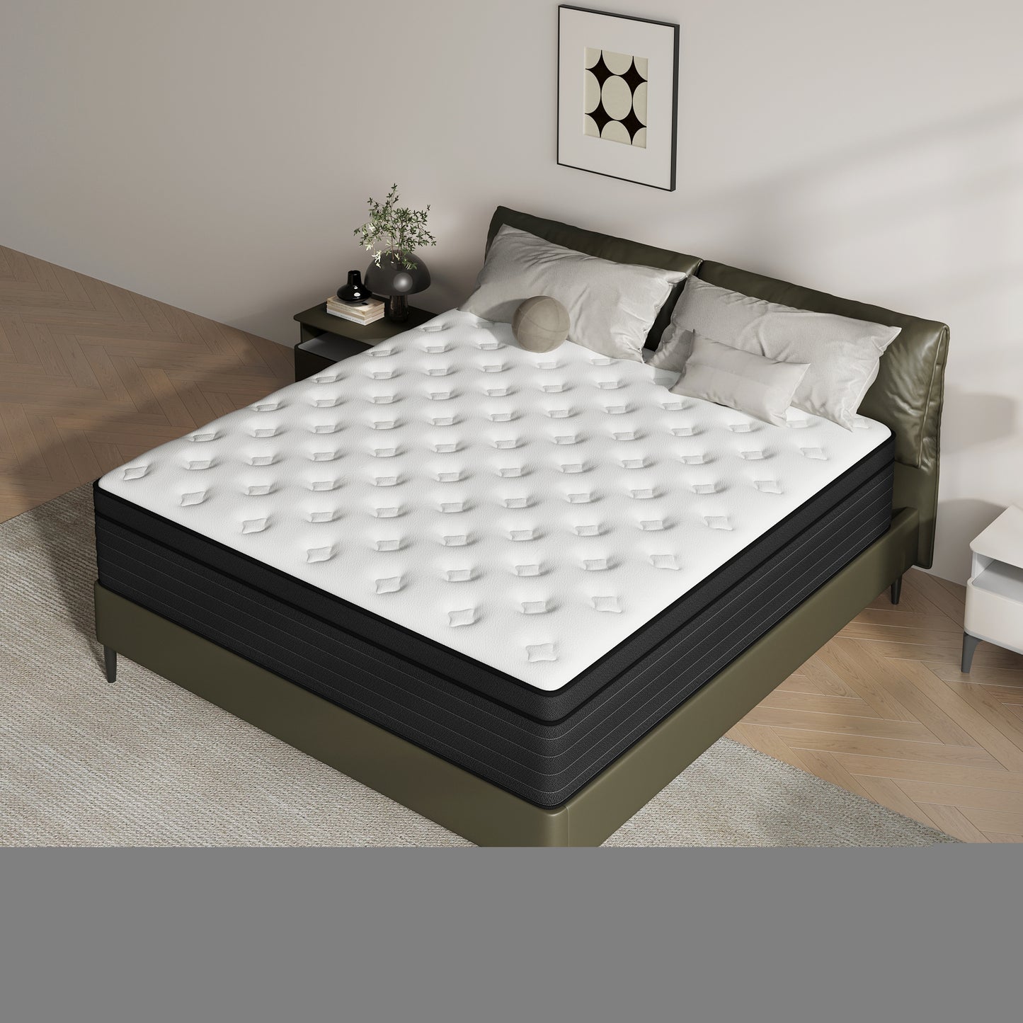 DalisTairy 8/10/12/14 INCH TWIN FULL QUEEN KING SIZE MATTRESS MEDIUM COMFORT FULL SIZE FOR ADULT HYBRID MATTRESS IN A BOX