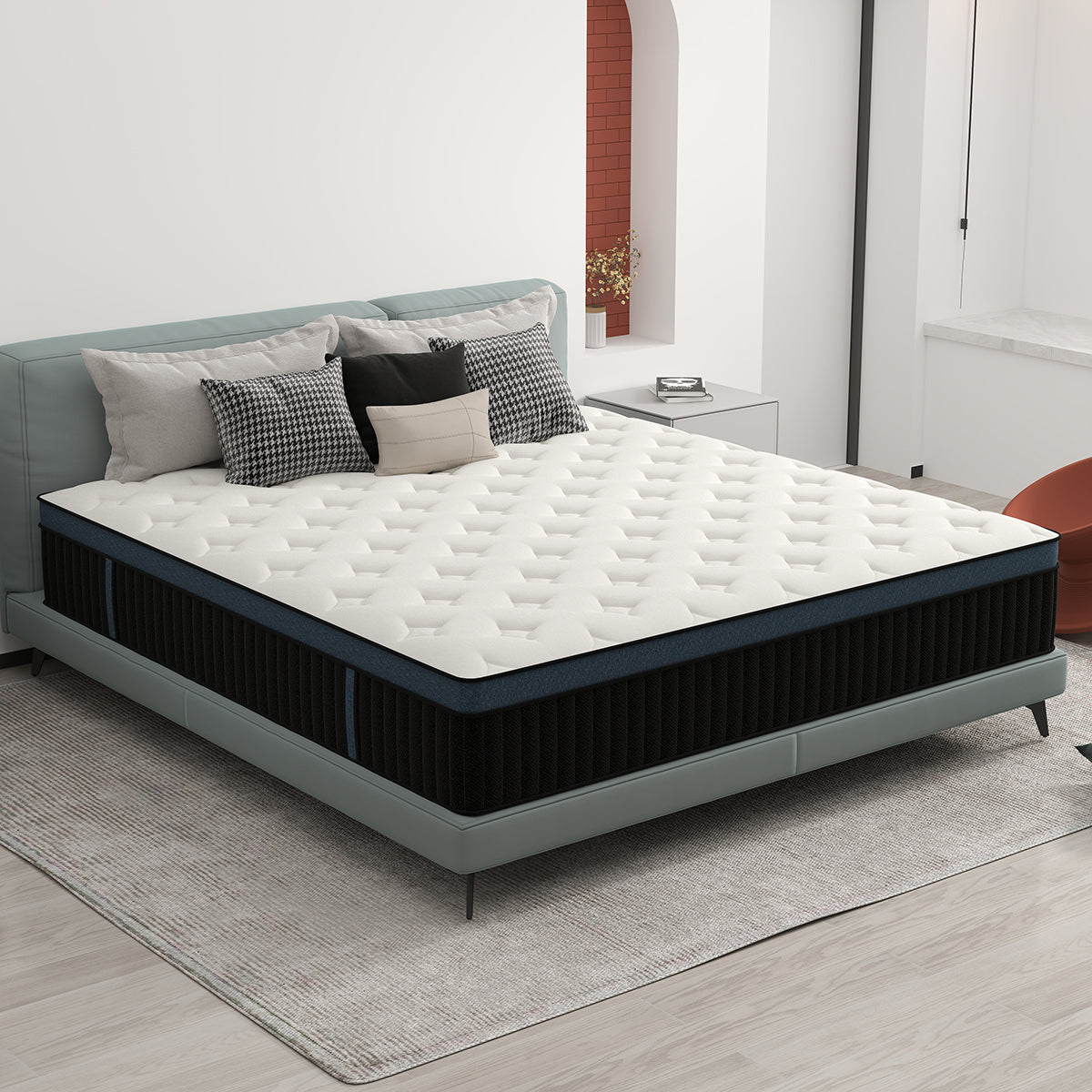 CHEVNI 14 Inch Hybrid Mattress In a Box Pocket Spring Memory Foam TWIN FULL QUEEN KING Size