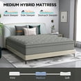 lemontalking 12/14 INCH TWIN FULL QUEEN KING SIZE MATTRESS MEDIUM COMFORT FULL SIZE FOR ADULT HYBRID MATTRESS IN A BOX
