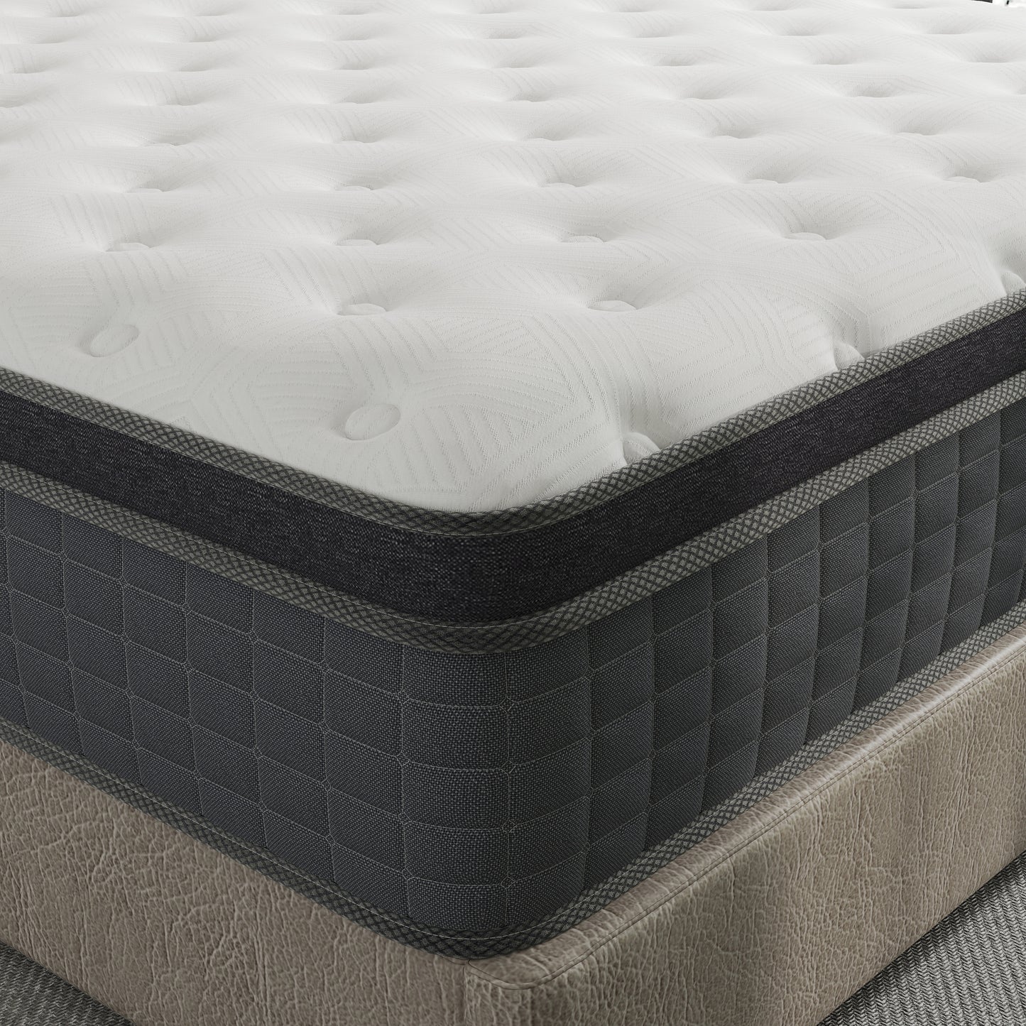 14 INCH MATTTRESS IN A BOX HYBRID MEMORY FOAM SPRING TWIN FULL QUEEN KING SIZE