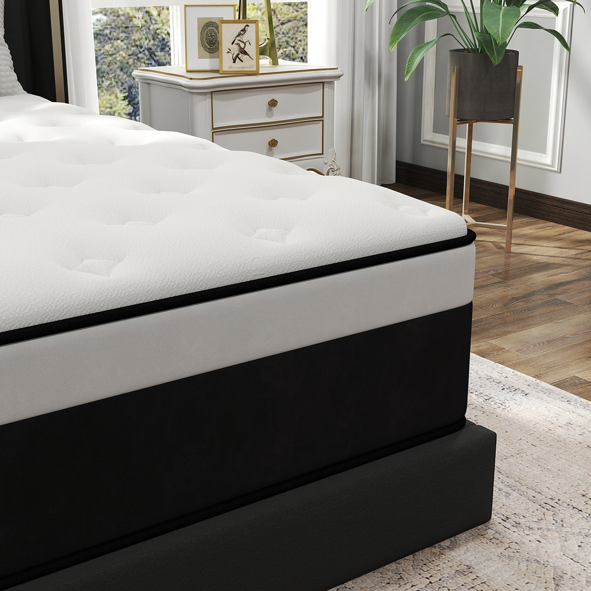 CHEVNI 12 INCH HYBRID MEMORY FOAM SPRING MATTTRESS IN A BOX TWIN FULL QUEEN KING SIZE