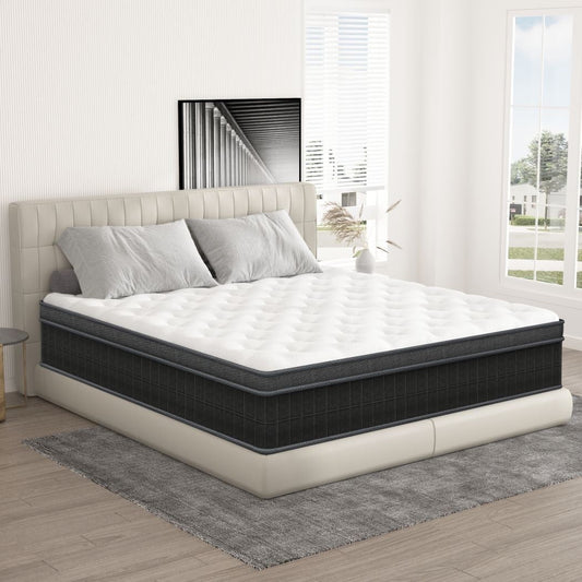 lemontalking 10/12/14 INCH TWIN FULL QUEEN KING SIZE MATTRESS MEDIUM COMFORT FULL SIZE FOR ADULT HYBRID MATTRESS IN A BOX