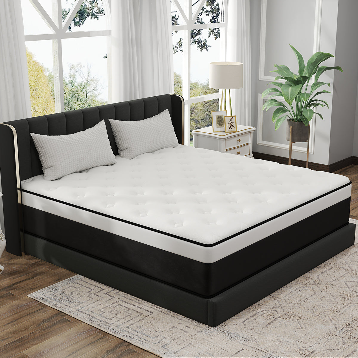 CHEVNI 14 Inch Hybrid Mattress In a Box Pocket Spring Memory Foam Bed TWIN FULL QUEEN KING Size