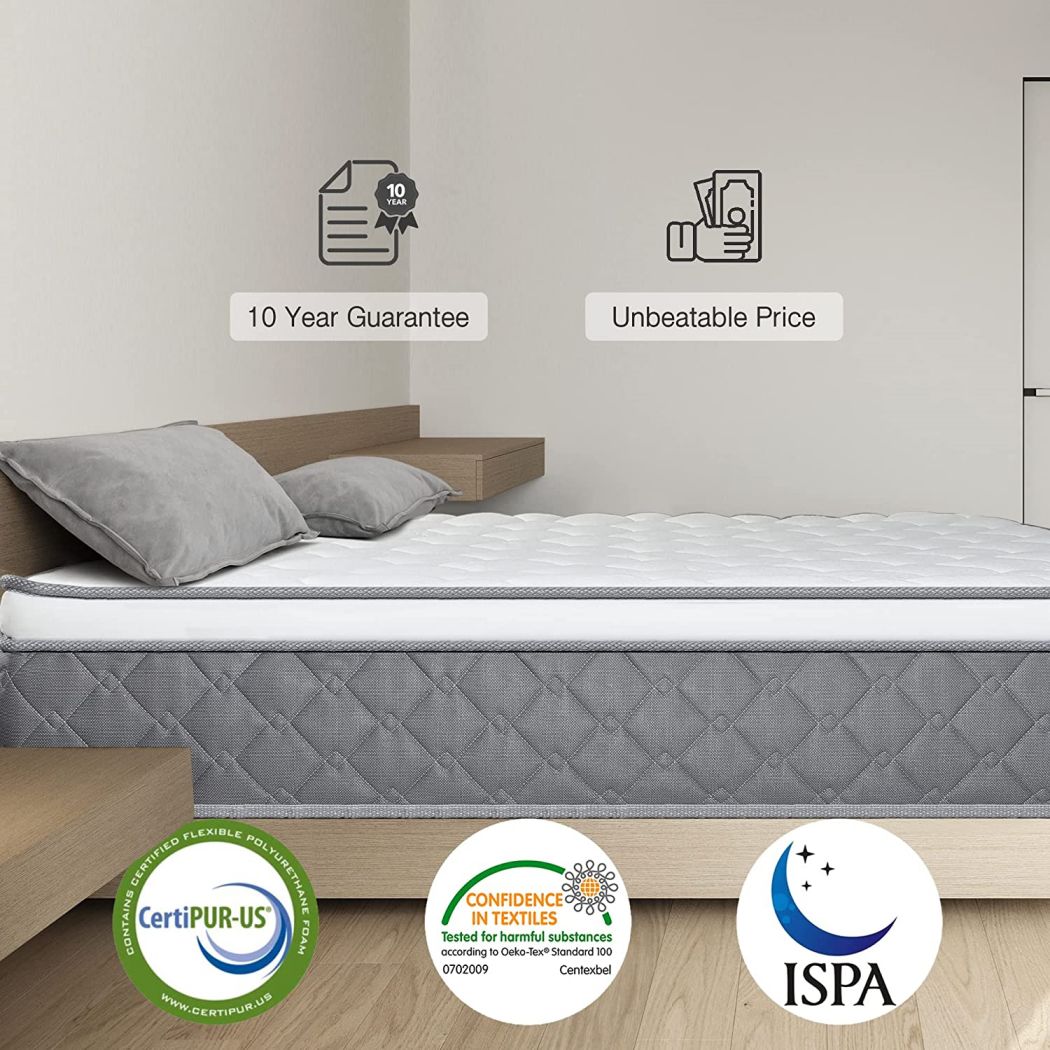 CHEVNI 14 INCH HYBRID MATTTRESS INNERSPRING MEMORY FOAM MATTRESS, TWIN FULL QUEEN KING SIZE