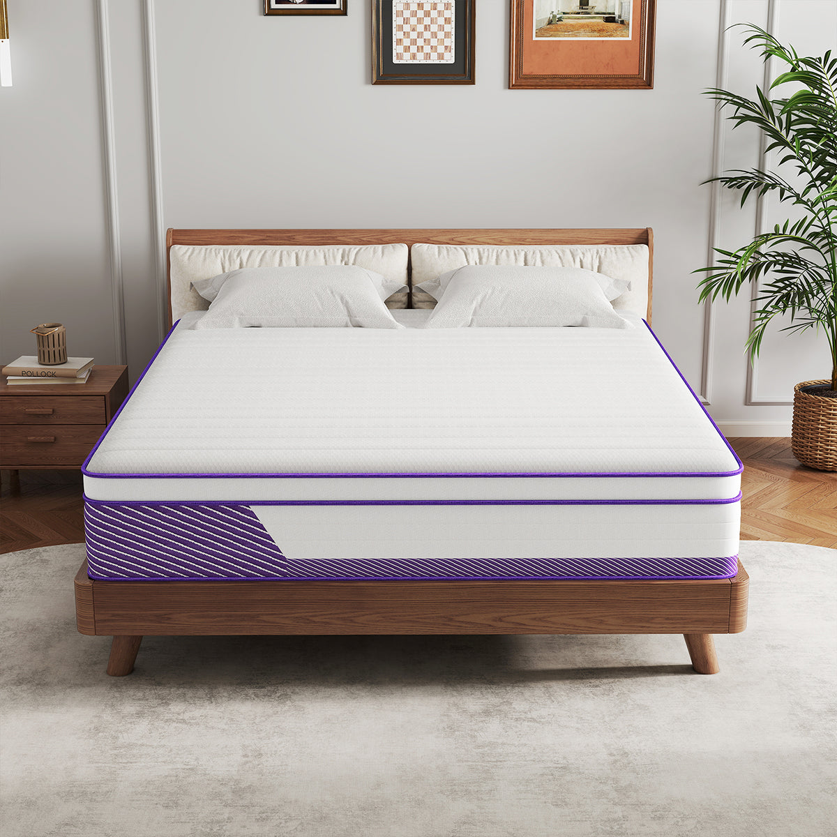 CHEVNI 12/14 Inch Hybrid Spring Memory Foam Mattress TWIN FULL QUEEN KING Size