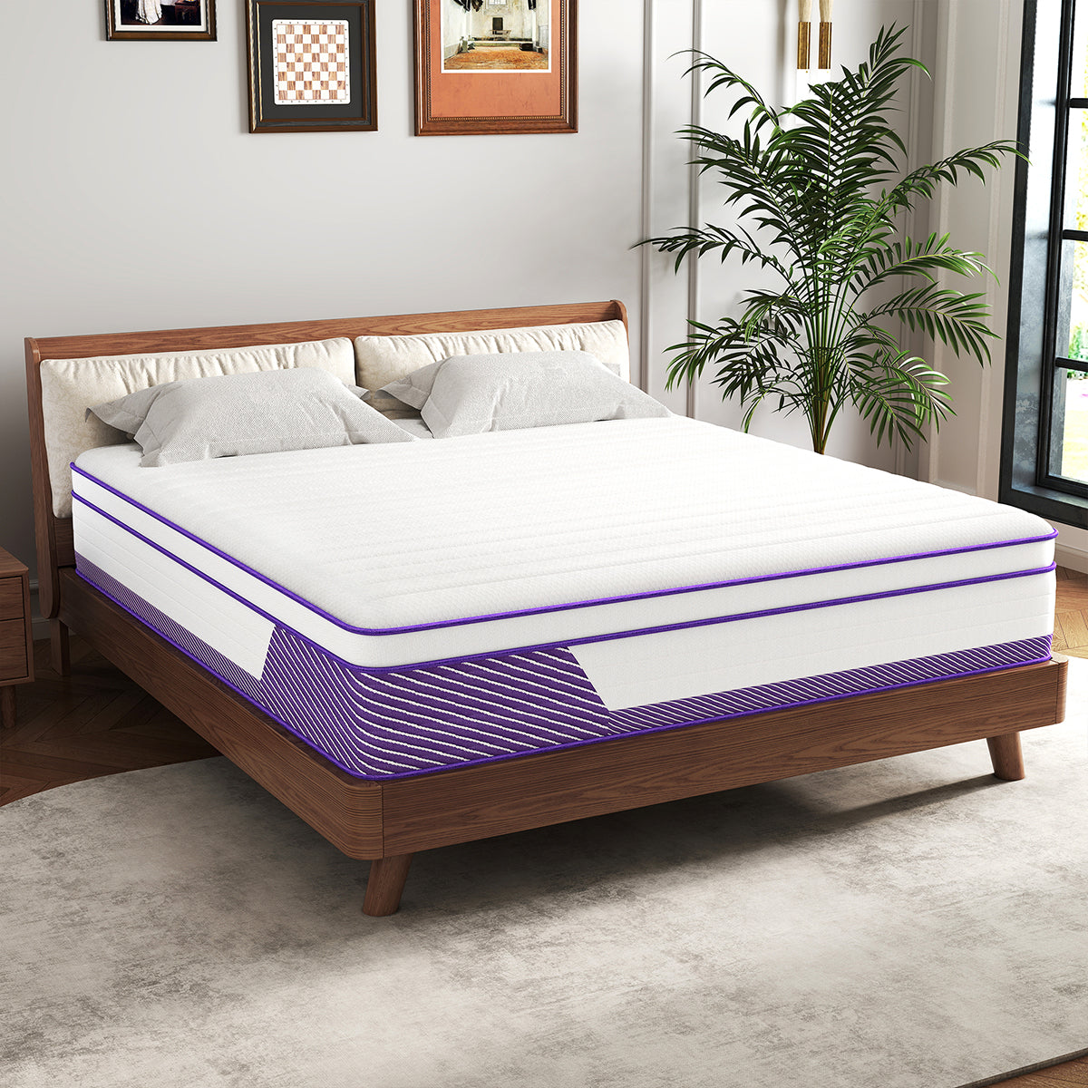 CHEVNI 12/14 Inch Hybrid Spring Memory Foam Mattress TWIN FULL QUEEN KING Size