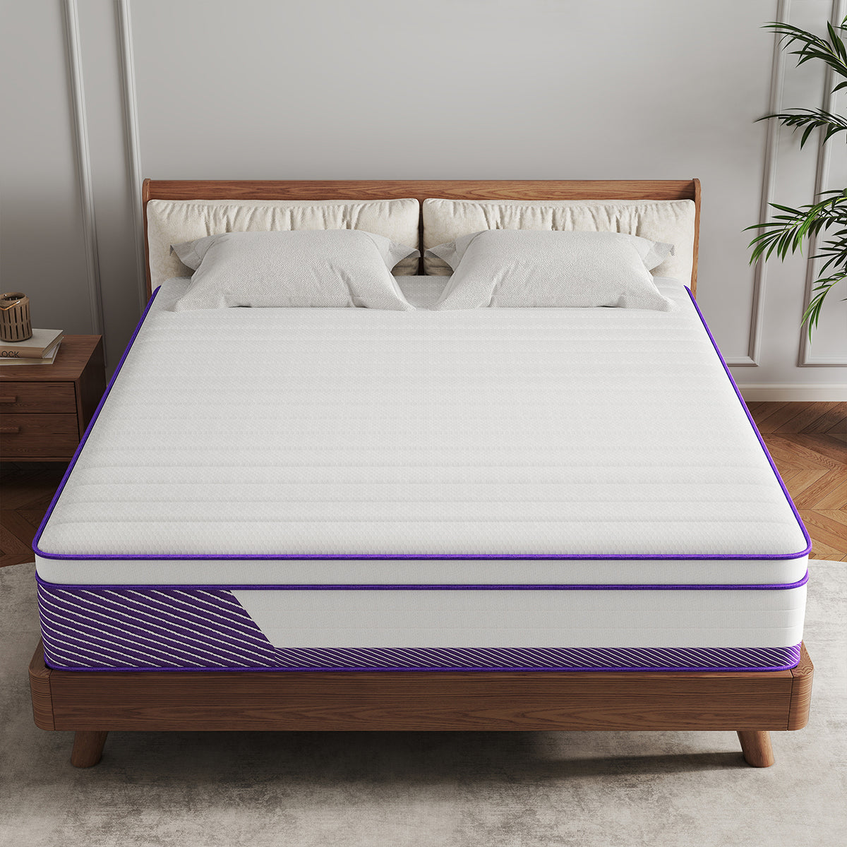 CHEVNI 12/14 Inch Hybrid Spring Memory Foam Mattress TWIN FULL QUEEN KING Size