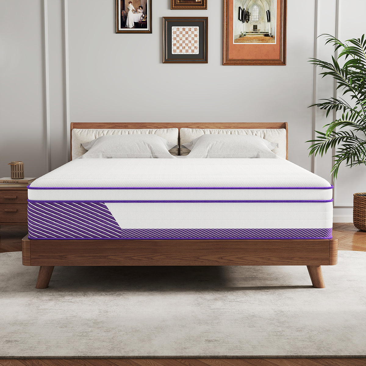 CHEVNI 12/14 Inch Hybrid Spring Memory Foam Mattress TWIN FULL QUEEN KING Size