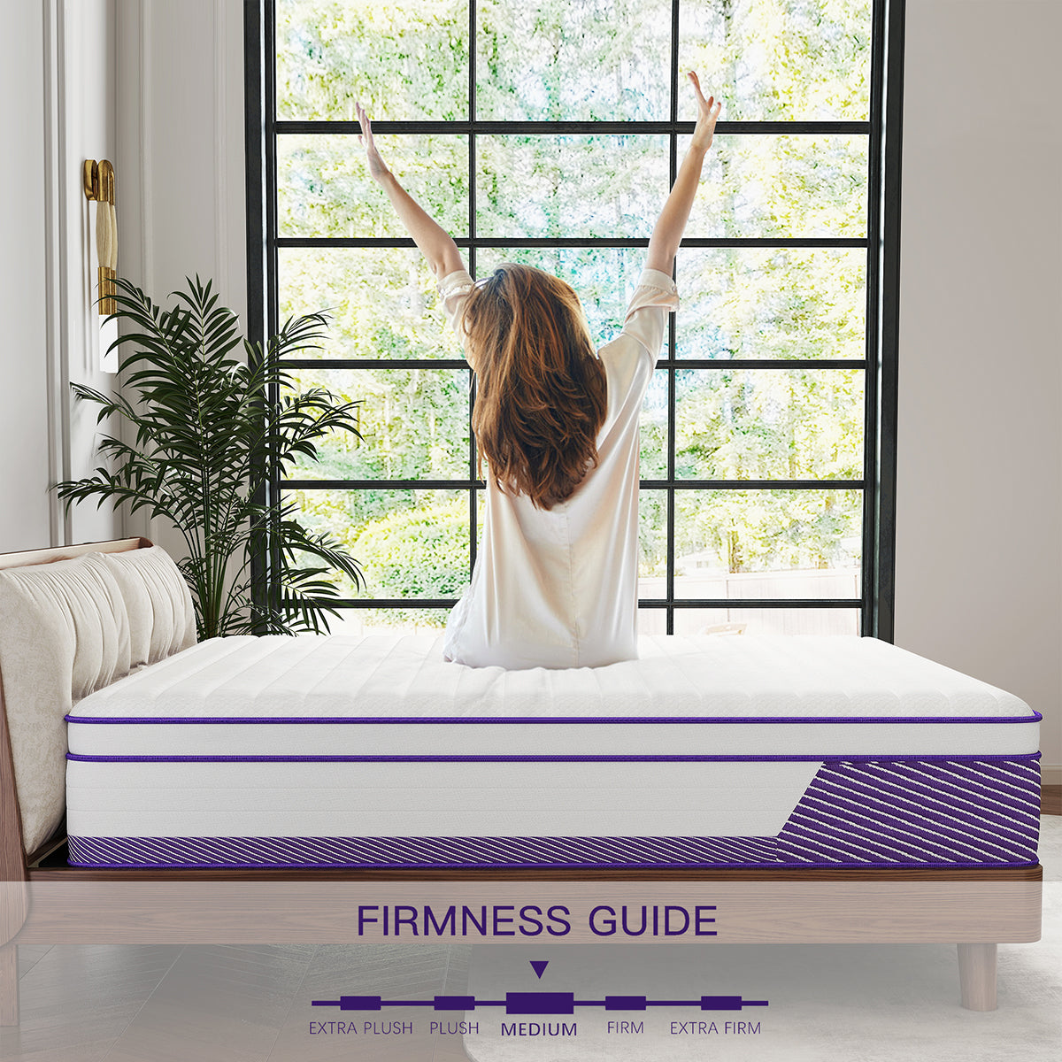 CHEVNI 12/14 Inch Hybrid Spring Memory Foam Mattress TWIN FULL QUEEN KING Size
