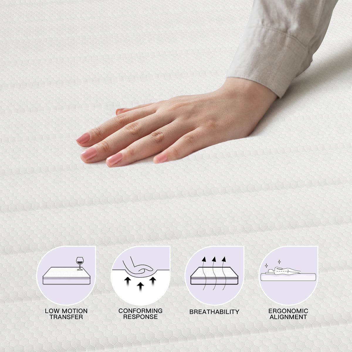 CHEVNI 12/14 Inch Hybrid Spring Memory Foam Mattress TWIN FULL QUEEN KING Size