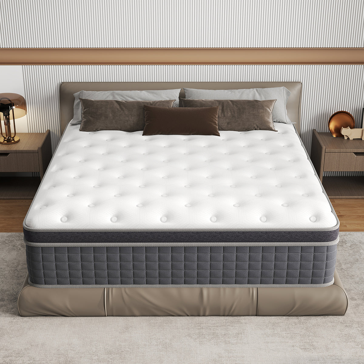 CHEVNI 12/14 Inch Mattress Hybrid Spring Memory Foam TWIN FULL QUEEN KING Size