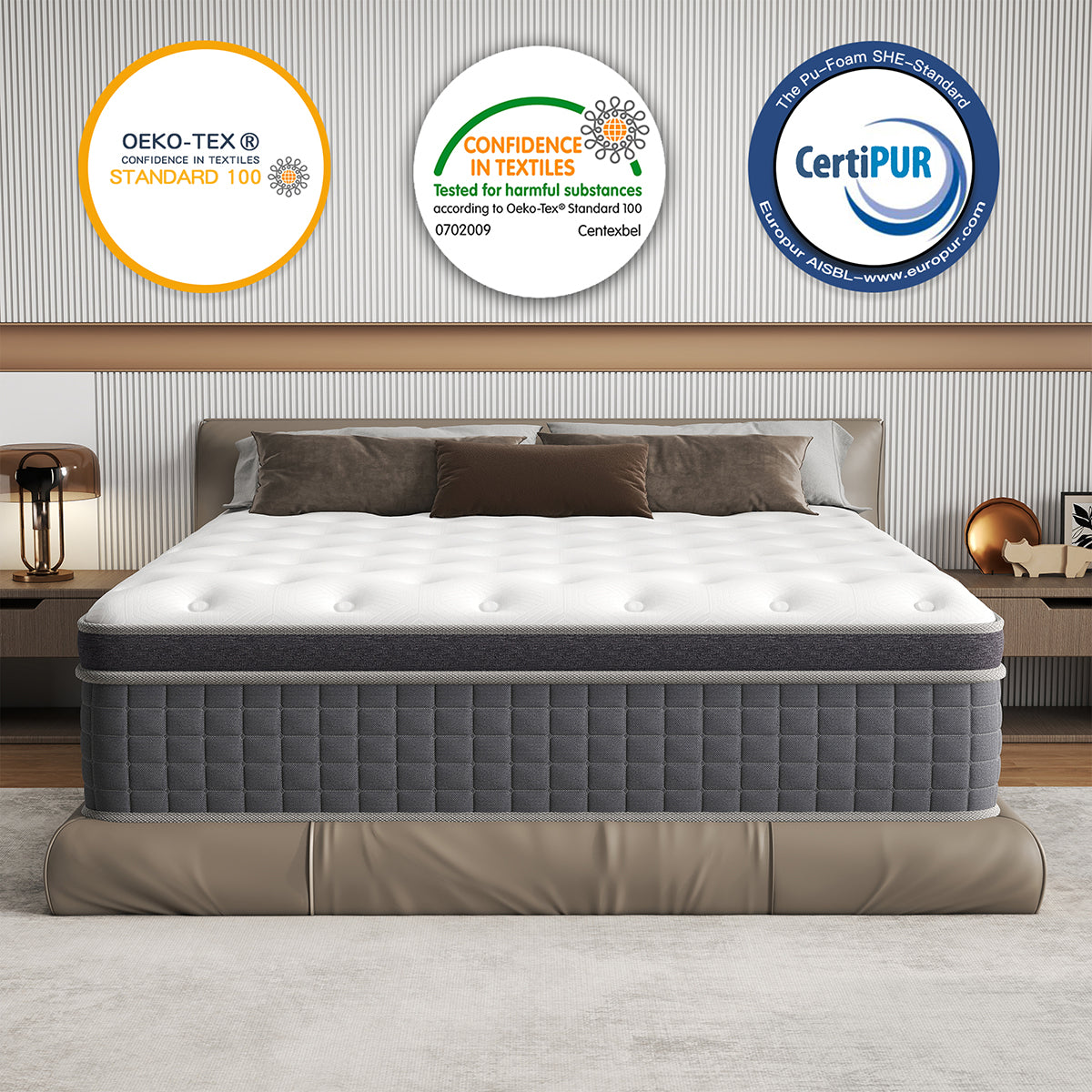 CHEVNI 12/14 Inch Mattress Hybrid Spring Memory Foam TWIN FULL QUEEN KING Size