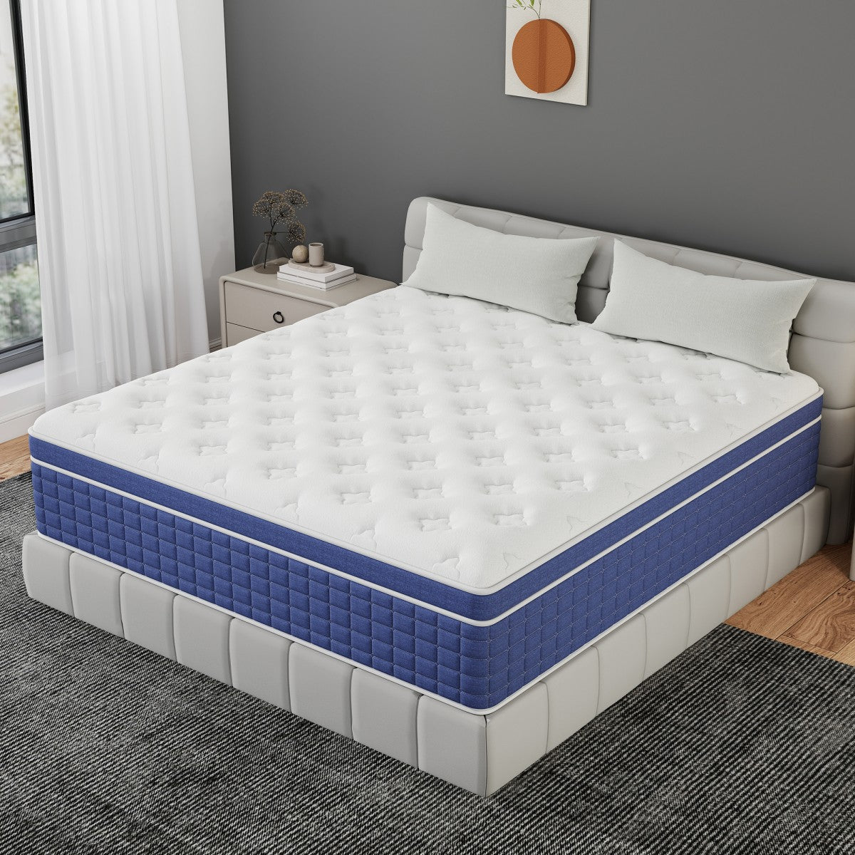 CHEVNI 12/14 INCH HYBRID MATTTRESS IN A BOX TWIN FULL QUEEN KING SIZE