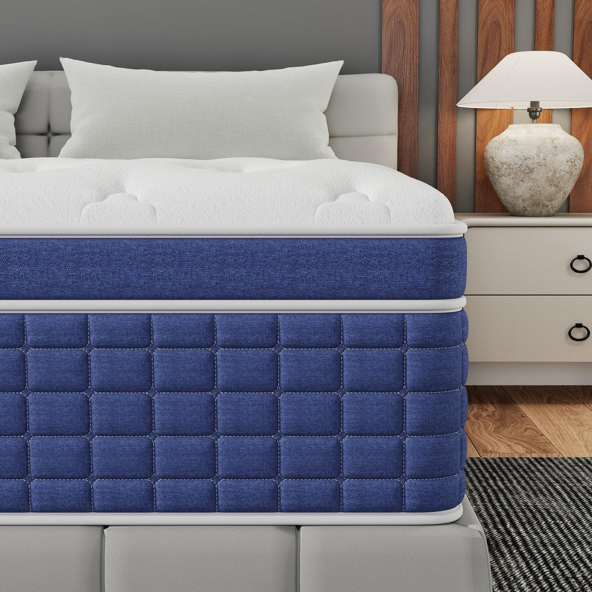 CHEVNI 12/14 INCH HYBRID MATTTRESS IN A BOX TWIN FULL QUEEN KING SIZE