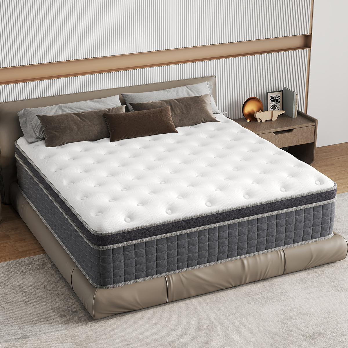 CHEVNI 12/14 Inch Mattress Hybrid Spring Memory Foam TWIN FULL QUEEN KING Size