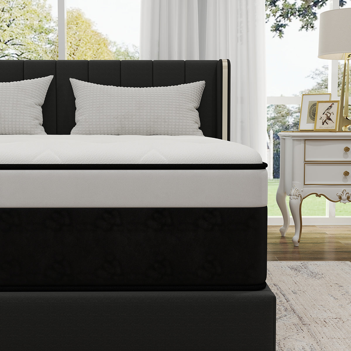 CHEVNI 14 Inch Hybrid Mattress In a Box Pocket Spring Memory Foam Bed TWIN FULL QUEEN KING Size