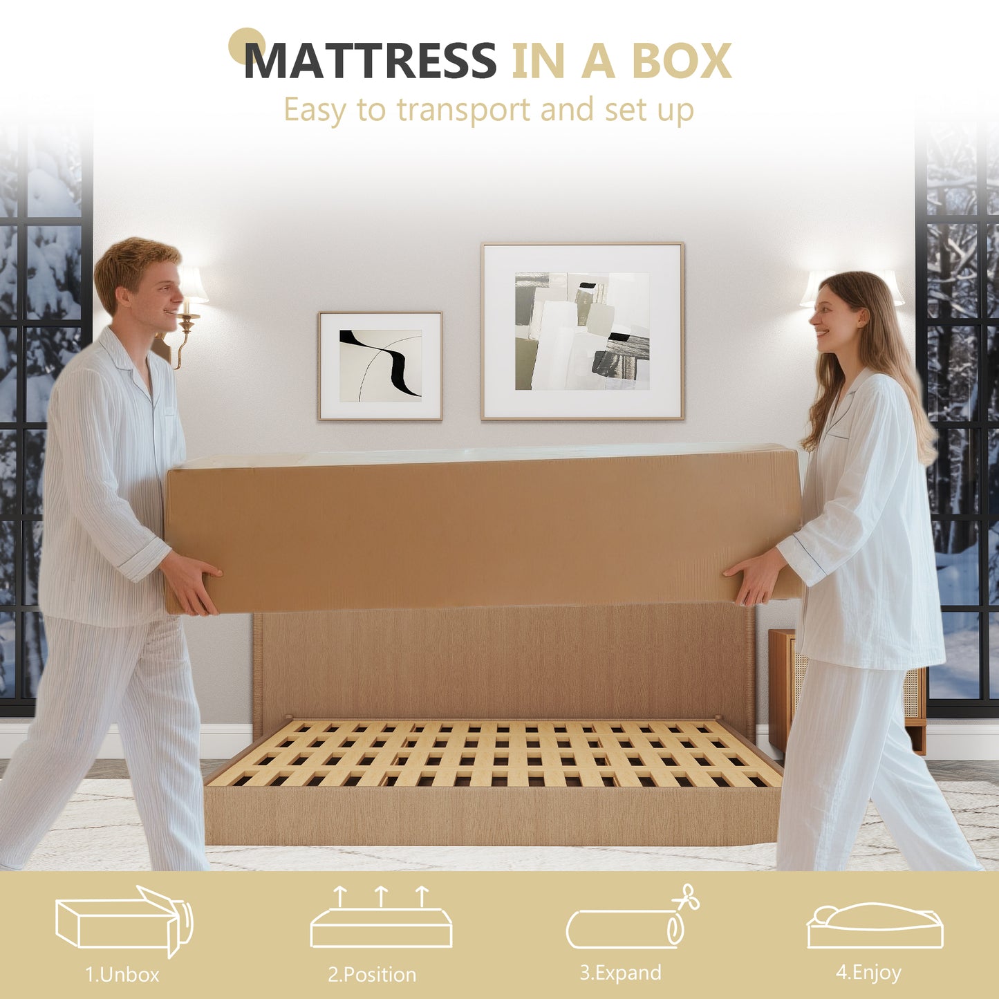 CHEVNI 12/14 Inch Hybrid Spring Memory Foam Mattress TWIN FULL QUEEN KING Size