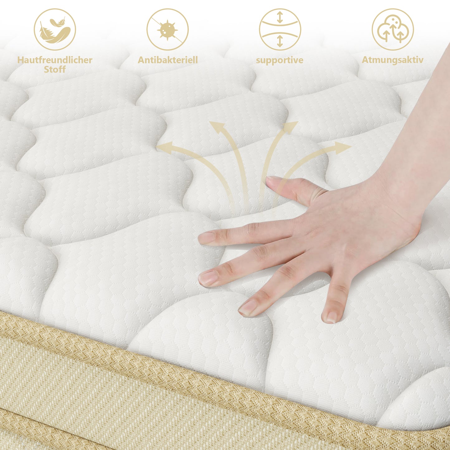 CHEVNI 12/14 Inch Hybrid Spring Memory Foam Mattress TWIN FULL QUEEN KING Size