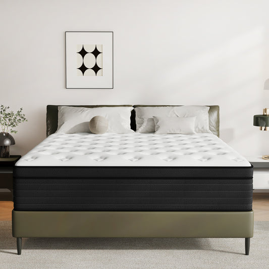 DalisTairy 8/10/12/14 INCH TWIN FULL QUEEN KING SIZE MATTRESS MEDIUM COMFORT FULL SIZE FOR ADULT HYBRID MATTRESS IN A BOX