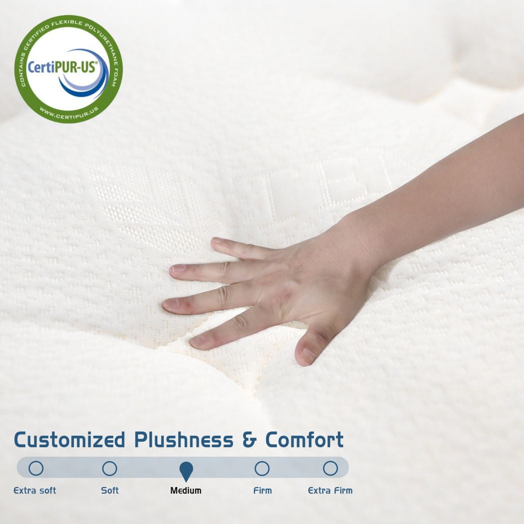 lemontalking 10/12/14 INCH TWIN FULL QUEEN KING SIZE MATTRESS MEDIUM COMFORT FULL SIZE FOR ADULT HYBRID MATTRESS IN A BOX