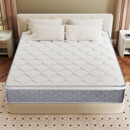 Yilicy 12/14 INCH TWIN FULL QUEEN KING MATTRESS MEDIUM COMFORT TWIN SIZE FOR ADULT HYBRID MATTRESS IN A BOX