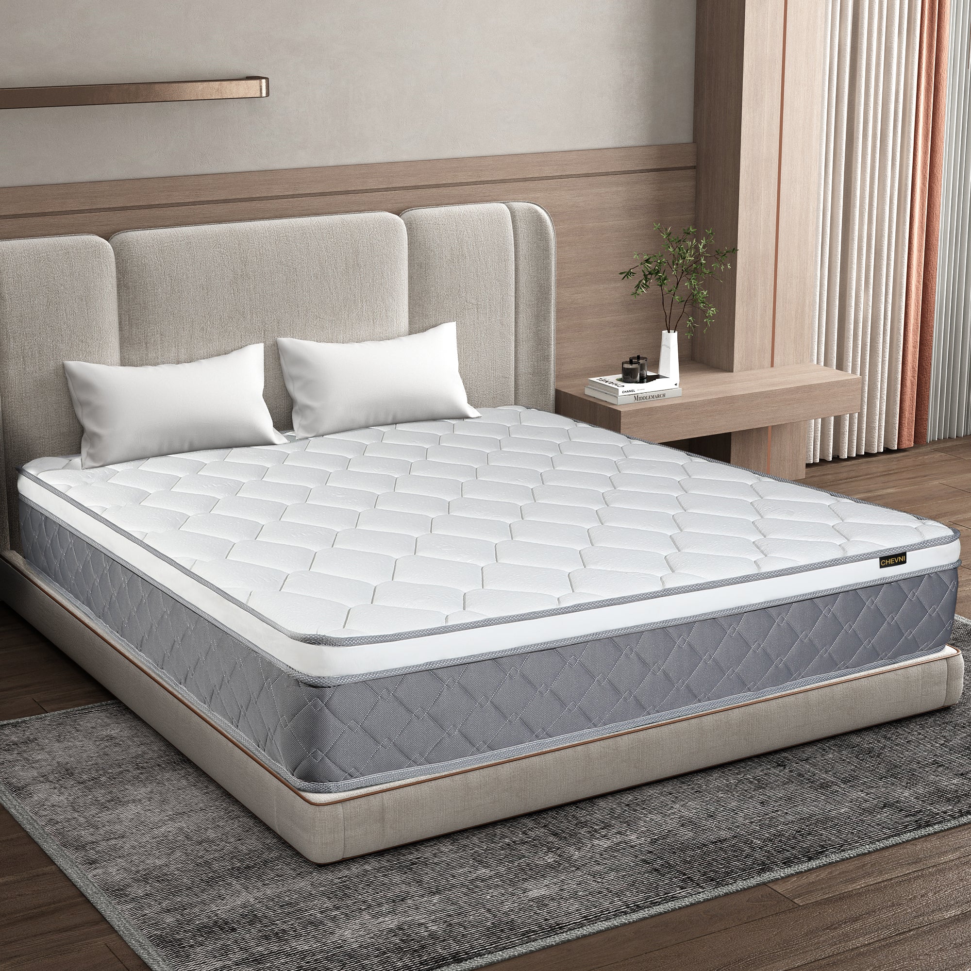 CHEVNI 12 INCH HYBRID MATTTRESS INNERSPRING MEMORY FOAM MATTRESS, TWIN